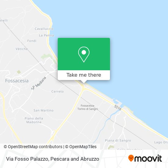 Via Fosso Palazzo map