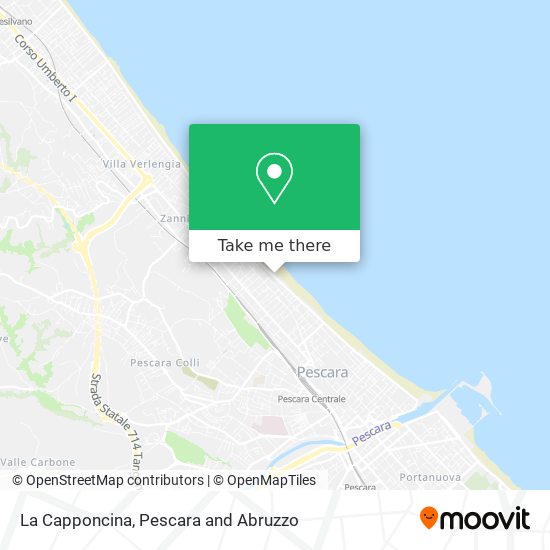 La Capponcina map