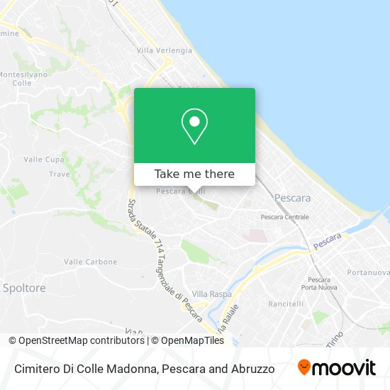 Cimitero Di Colle Madonna map