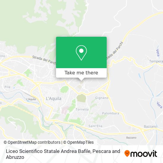 Liceo Scientifico Statale Andrea Bafile map