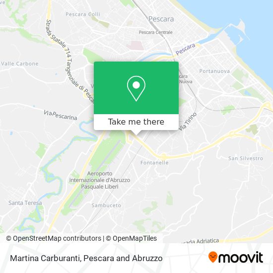 Martina Carburanti map