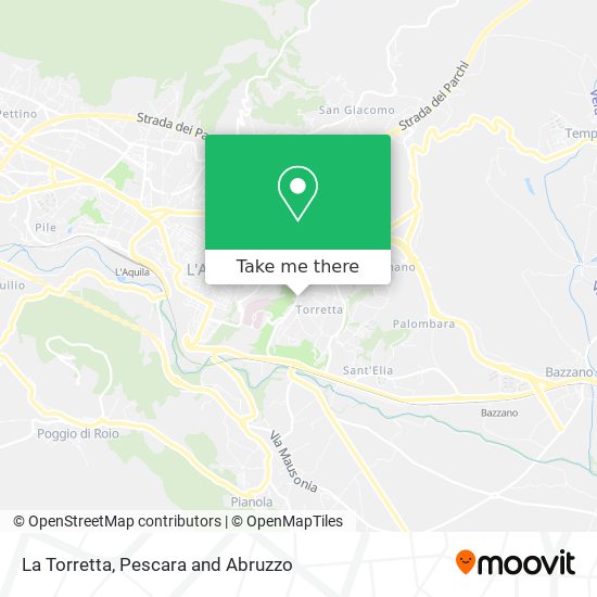 La Torretta map