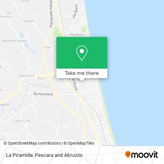 La Piramide map
