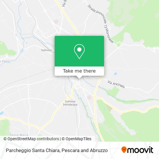 Parcheggio Santa Chiara map