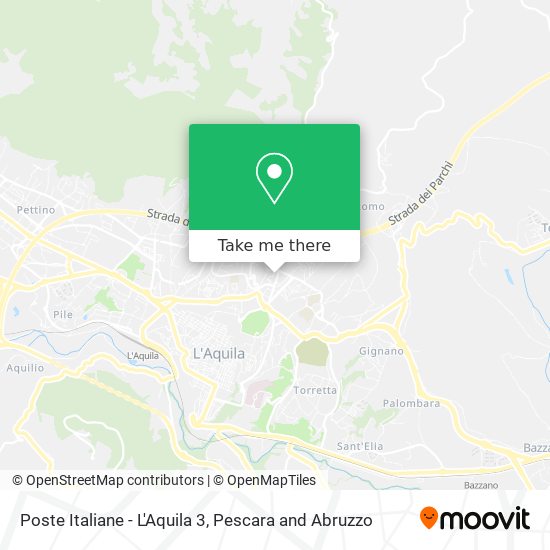 Poste Italiane - L'Aquila 3 map