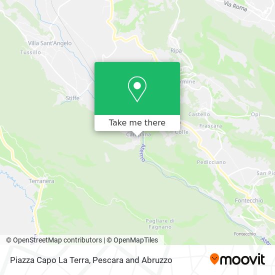 Piazza Capo La Terra map