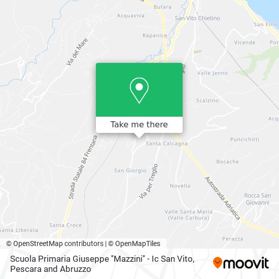 Scuola Primaria Giuseppe ''Mazzini'' - Ic San Vito map