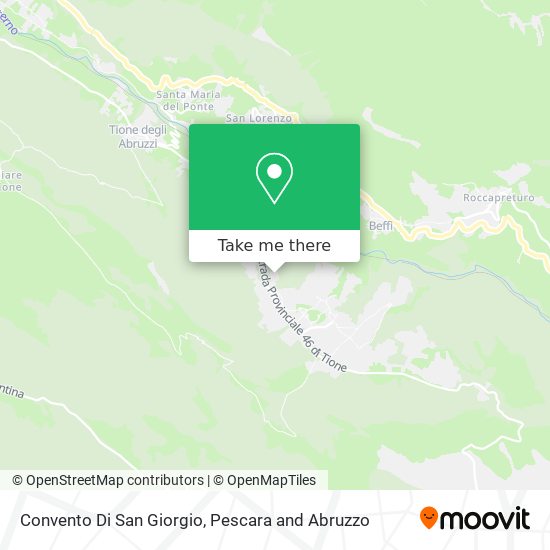 Convento Di San Giorgio map