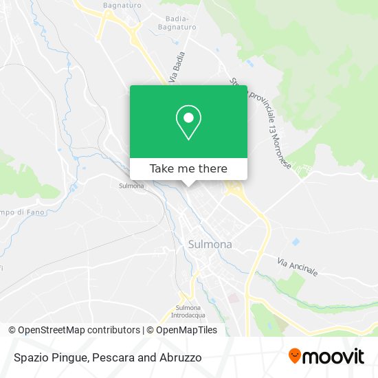 Spazio Pingue map