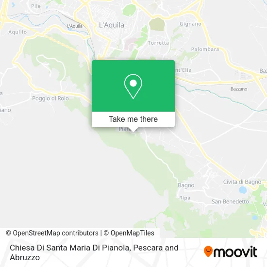 Chiesa Di Santa Maria Di Pianola map