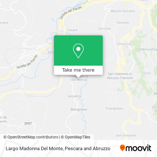 Largo Madonna Del Monte map