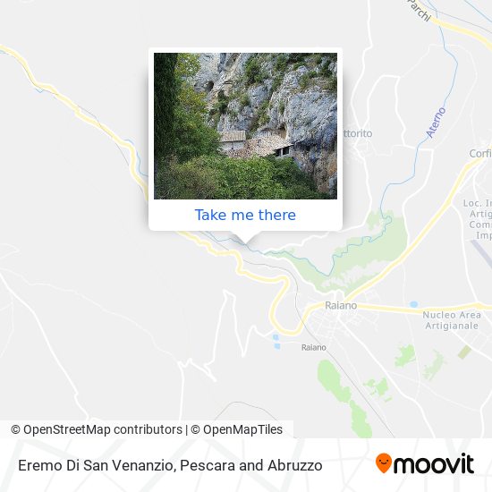 Eremo Di San Venanzio map