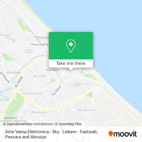 Sirte Verna Elettronica - Sky - Linkem - Fastweb map