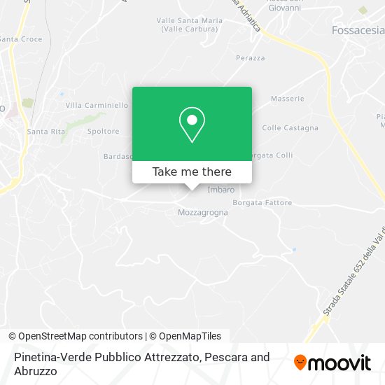 Pinetina-Verde Pubblico Attrezzato map