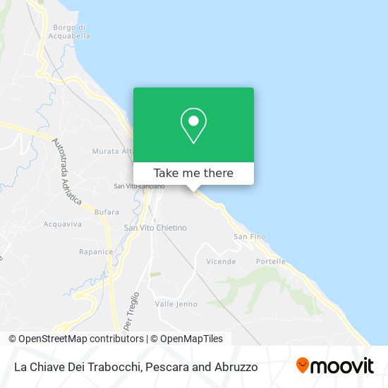 La Chiave Dei Trabocchi map