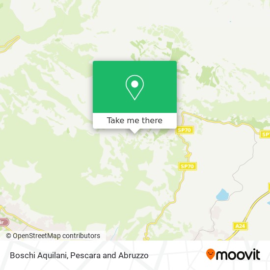Boschi Aquilani map