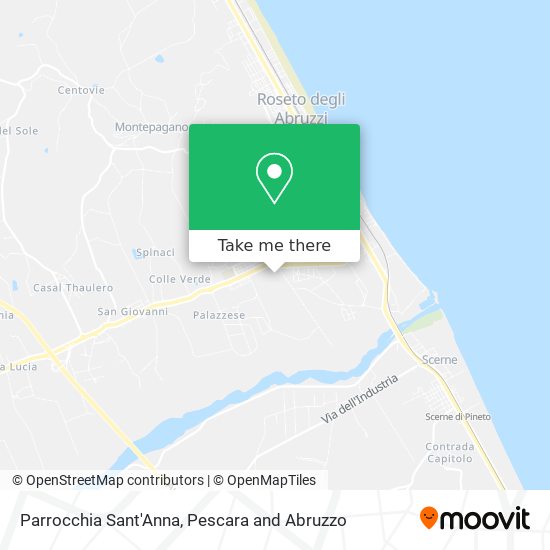 Parrocchia Sant'Anna map