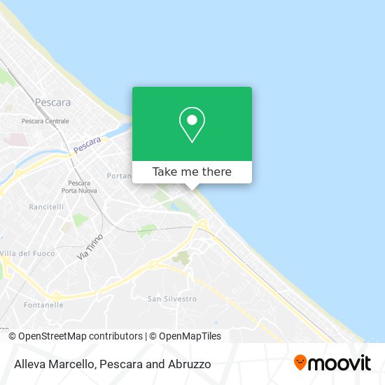 Alleva Marcello map