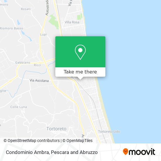 Condominio Ambra map