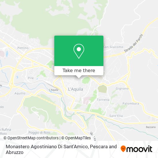 Monastero Agostiniano Di Sant'Amico map