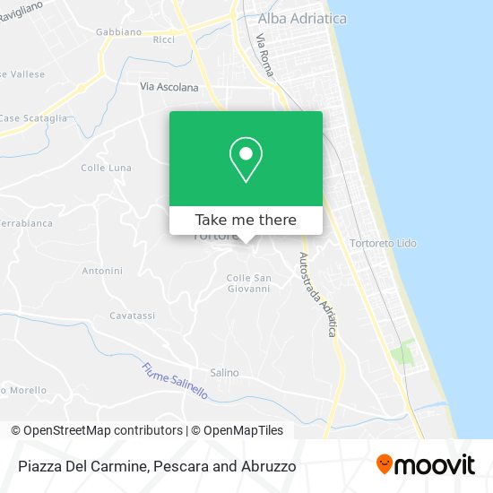 Piazza Del Carmine map