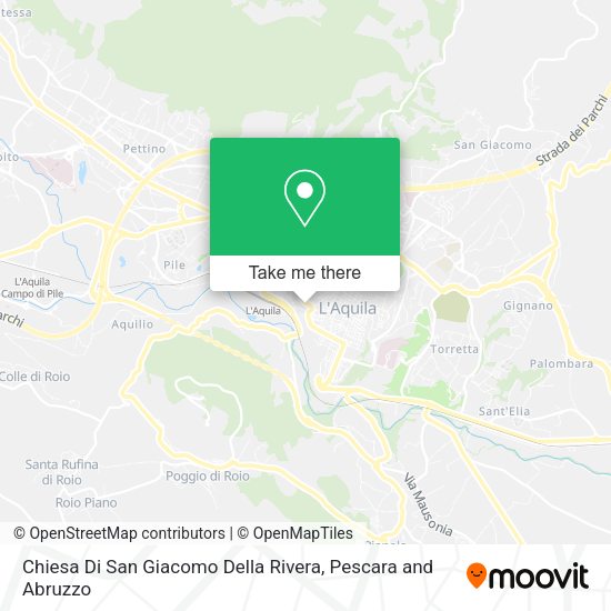 Chiesa Di San Giacomo Della Rivera map