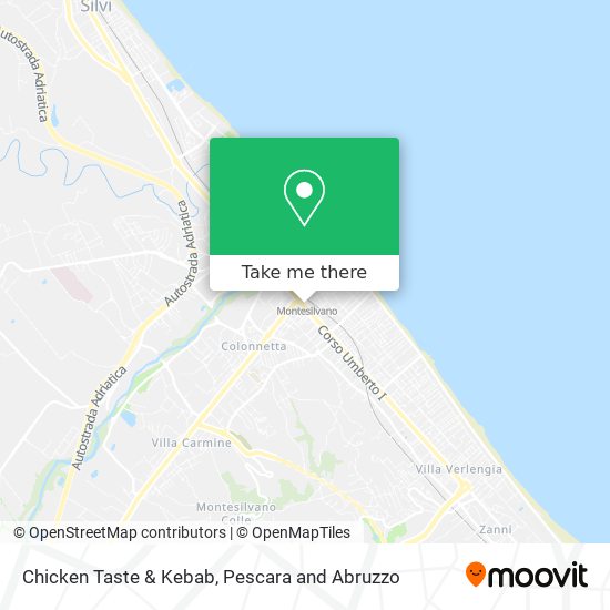 Chicken Taste & Kebab map
