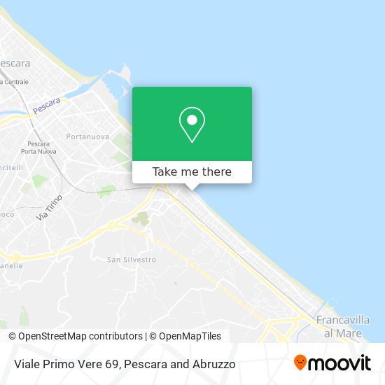 Viale Primo Vere  69 map