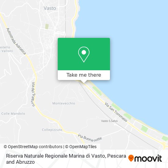 Riserva Naturale Regionale Marina di Vasto map