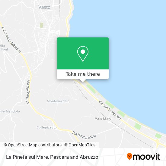 La Pineta sul Mare map