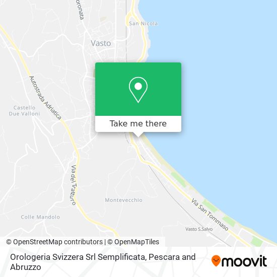 Orologeria Svizzera Srl Semplificata map