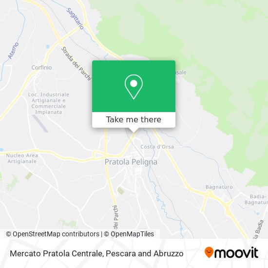 Mercato Pratola Centrale map