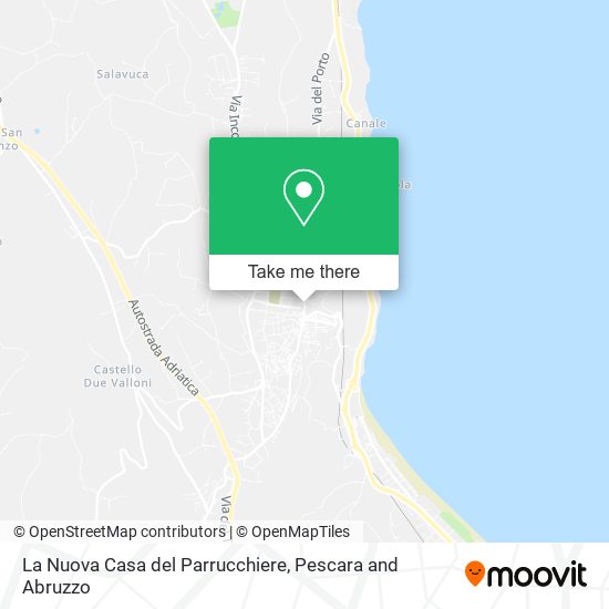 La Nuova Casa del Parrucchiere map