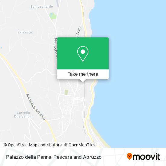 Palazzo della Penna map