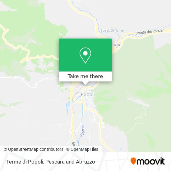 Terme di Popoli map