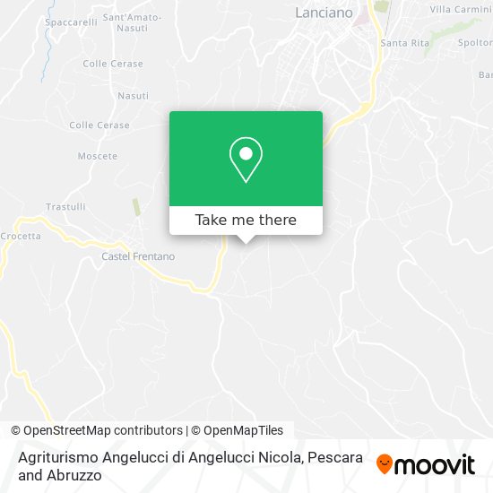 Agriturismo Angelucci di Angelucci Nicola map