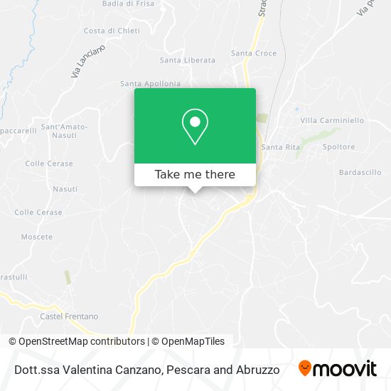 Dott.ssa Valentina Canzano map