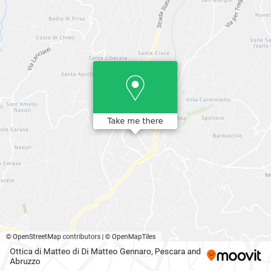 Ottica di Matteo di Di Matteo Gennaro map