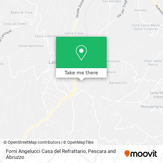 Forni Angelucci Casa del Refrattario map