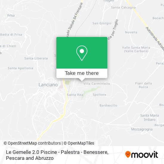 Le Gemelle 2.0 Piscine - Palestra - Benessere map