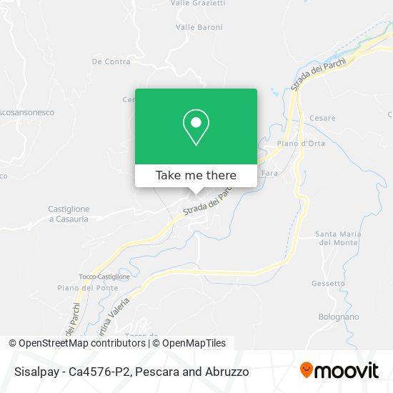 Sisalpay - Ca4576-P2 map