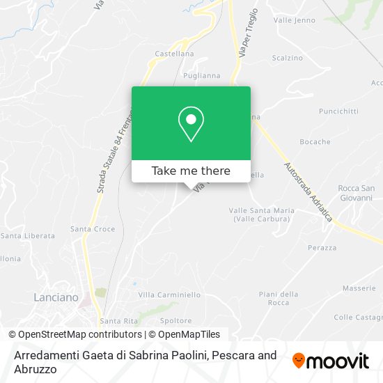 Arredamenti Gaeta di Sabrina Paolini map