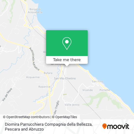 Diomira Parrucchiera Compagnia della Bellezza map