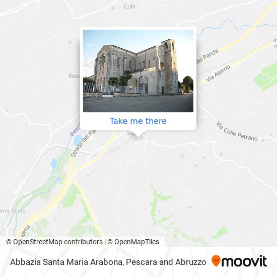 Abbazia Santa Maria Arabona map