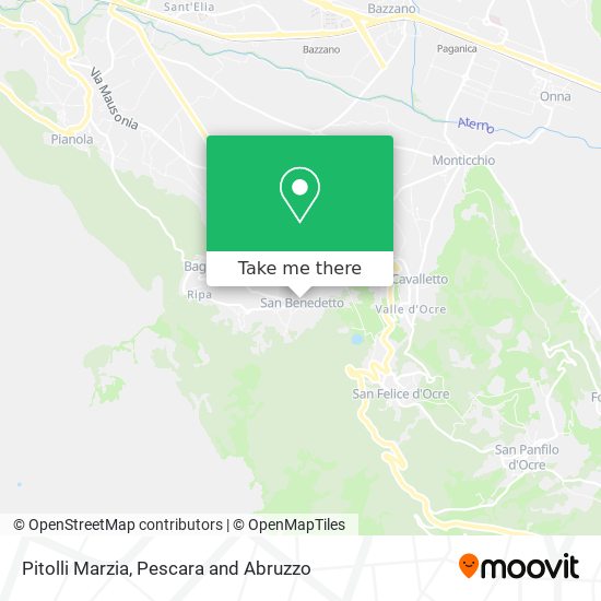 Pitolli Marzia map