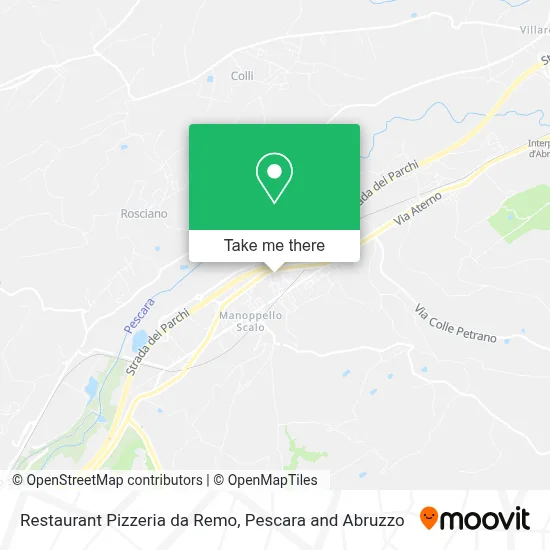 Restaurant Pizzeria da Remo map