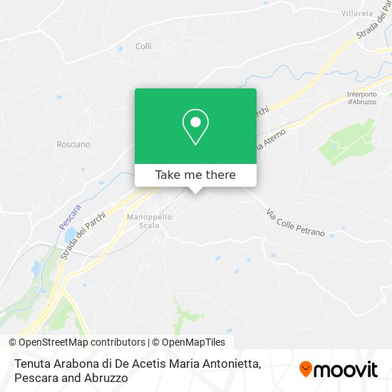 Tenuta Arabona di De Acetis Maria Antonietta map