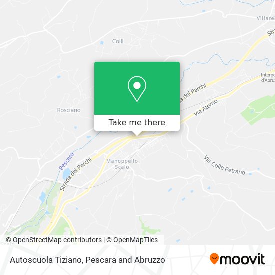 Autoscuola Tiziano map