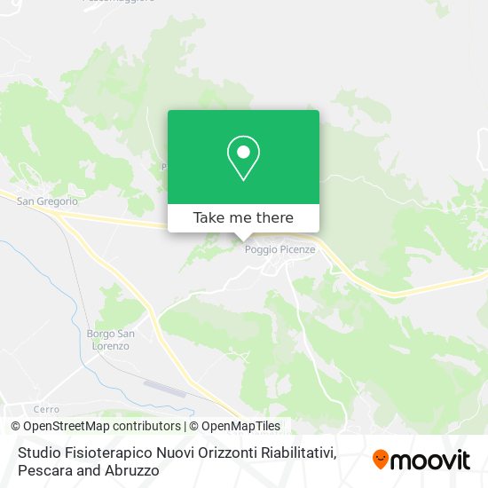 Studio Fisioterapico Nuovi Orizzonti Riabilitativi map