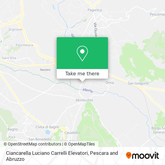 Ciancarella Luciano Carrelli Elevatori map